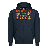 Navy life is better with pizza Zipper Hoodie - AdoDesignShop