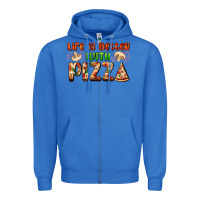 True Royal life is better with pizza Zipper Hoodie - AdoDesignShop