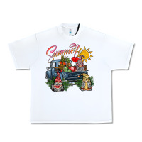 White summer Urban Heavy Tee - SublimationCraftShop