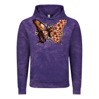 Cloud Purple melanin  butterfly Vintage Hoodie - Zillion Design Studio