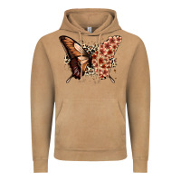 Melanin  Butterfly Vintage Hoodie | Teevron