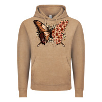 Vintage Coffee melanin  butterfly Vintage Hoodie - Zillion Design Studio