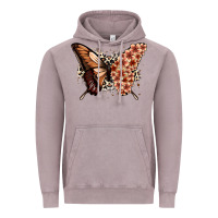 Vintage Zinc melanin  butterfly Vintage Hoodie - Zillion Design Studio