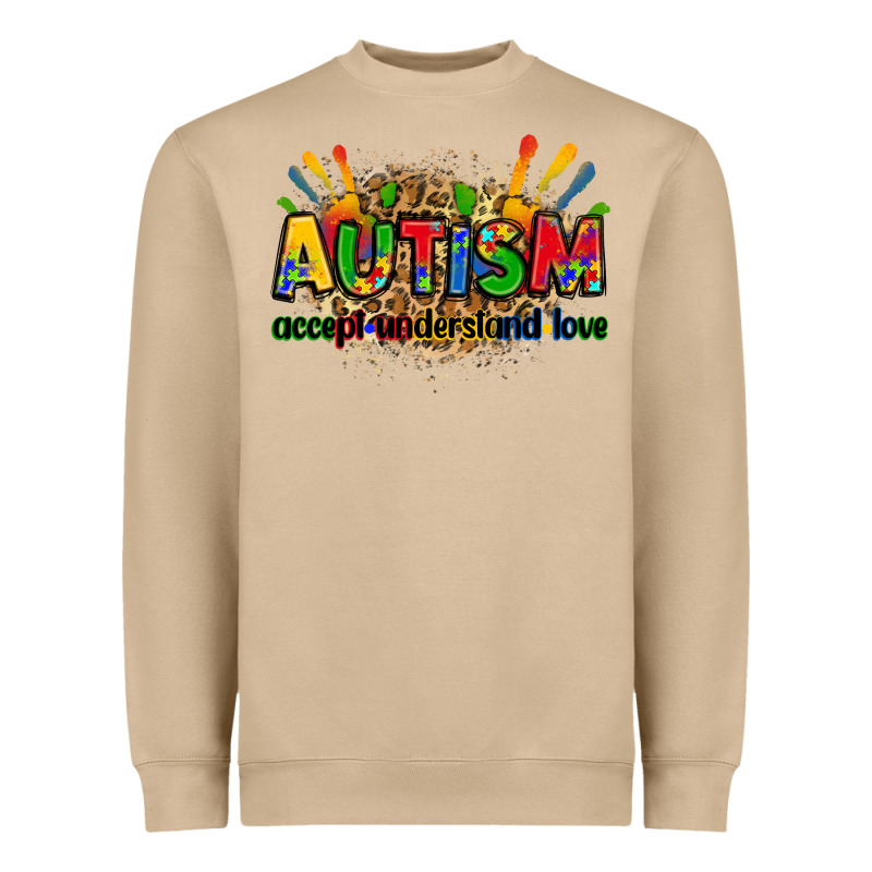 Autism Accept Understand Love Heavyweight Sweatshirt by Zillion Design Studio | Teevron