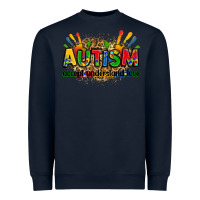 Navy autism accept understand love Heavyweight Sweatshirt - Zillion Design Studio