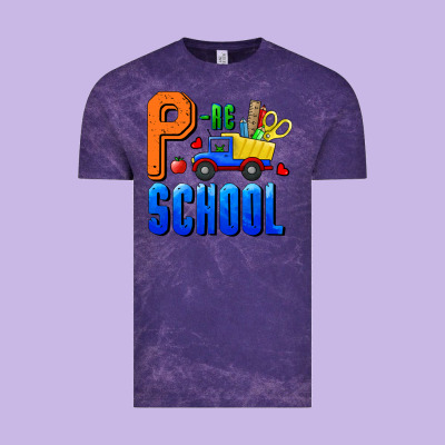 P Re School Vintage Tee Designed By Ranaportraitstore