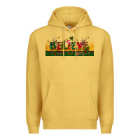Antique Gold christmas believe Premium Hoodie - BundleAndBundleShop