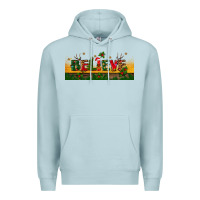 Blue Mist christmas believe Premium Hoodie - BundleAndBundleShop