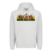 Dove Grey christmas believe Premium Hoodie - BundleAndBundleShop