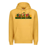 Mustard christmas believe Premium Hoodie - BundleAndBundleShop