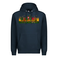 Navy christmas believe Premium Hoodie - BundleAndBundleShop