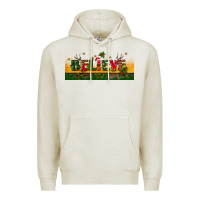 Oatmeal Heather christmas believe Premium Hoodie - BundleAndBundleShop