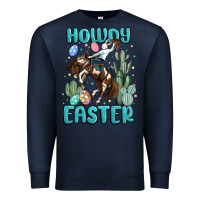Navy howdy easter Premium Sweatshirt - MaliasSmallBusiness