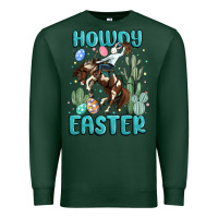 Sports Green howdy easter Premium Sweatshirt - MaliasSmallBusiness