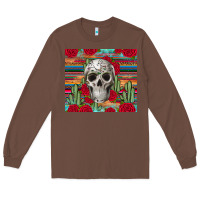 Chestnut skull cactus Long Sleeve Tee - JahusDesignShop