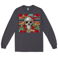 Smoke skull cactus Long Sleeve Tee - JahusDesignShop