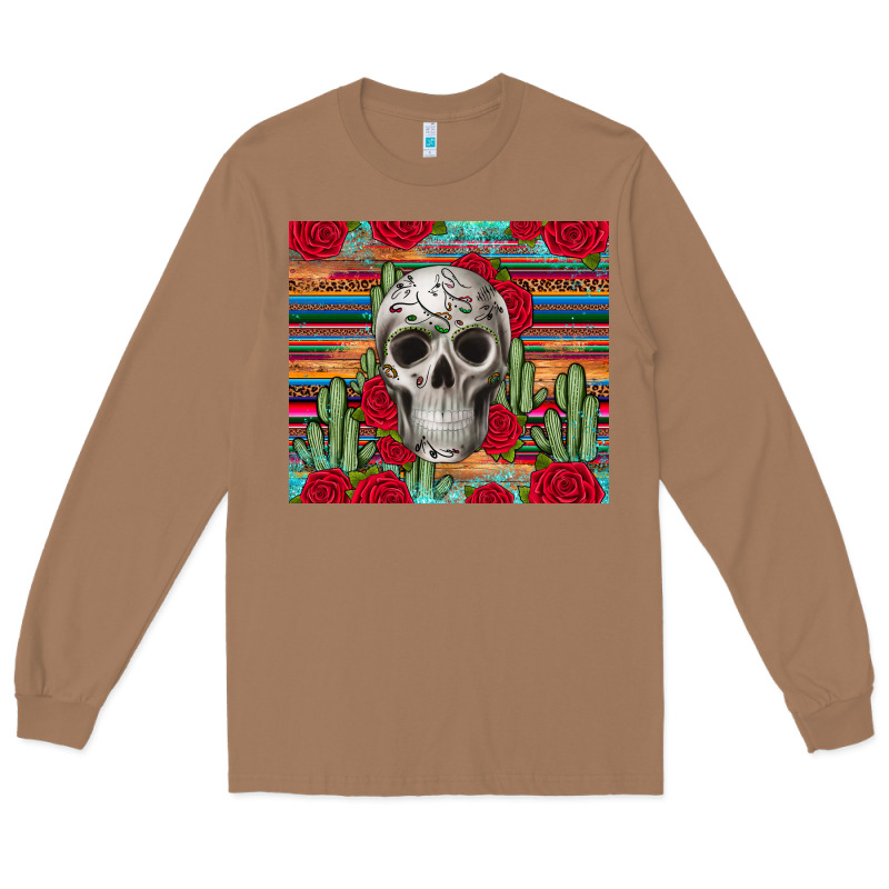 Skull Cactus Long Sleeve Tee by JahusDesignShop | Teevron