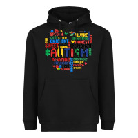 Black autism heart Heavyweight Hoodie - MaliasSmallBusiness