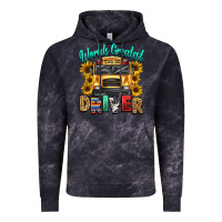 Cloud Black worlds greatest school bus driver Vintage Hoodie - texasbilliewilder