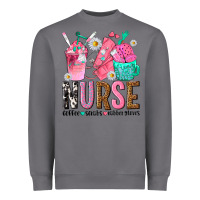 Storm nurse coffee scrubs rubber gloves Heavyweight Sweatshirt - texasbilliewilder