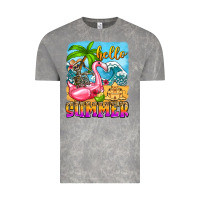 Cloud Rock hello summer skeleton Vintage Tee - Zillion Design Studio