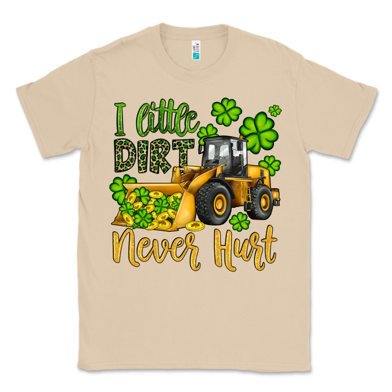 A Little Dirt Never Hurt St Patricks Bulldozer Classic Tee by JahusDesignShop | Teevron