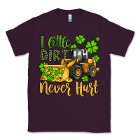 Plum a little dirt never hurt st patricks bulldozer Classic Tee - JahusDesignShop