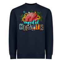 Navy mental health Heavyweight Sweatshirt - texasbilliewilder