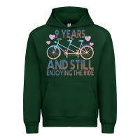 Forest Green 9 Years And Still Enjoying The Ride Urban Hoodie - Bettercallsaul