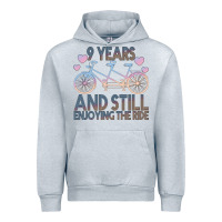 Heather Grey 9 Years And Still Enjoying The Ride Urban Hoodie - Bettercallsaul