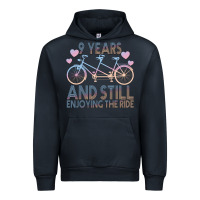 Navy 9 Years And Still Enjoying The Ride Urban Hoodie - Bettercallsaul