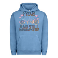 Pigment Pebble Blue 9 Years And Still Enjoying The Ride Urban Hoodie - Bettercallsaul