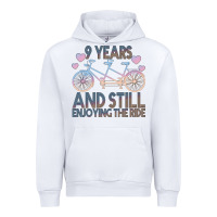 White 9 Years And Still Enjoying The Ride Urban Hoodie - Bettercallsaul