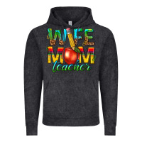 Vintage Black wife mom teacher Vintage Hoodie - texasbilliewilder