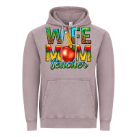 Vintage Zinc wife mom teacher Vintage Hoodie - texasbilliewilder