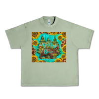 Oil Green mama bear Urban Heavy Tee - BarkalooDesign
