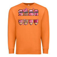 Carrot custom name valentine's day school pencils Premium Sweatshirt - MaliasSmallBusiness