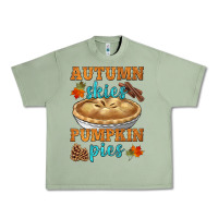Oil Green autumn skies pumpkin pies Urban Heavy Tee - HRA Design Shop