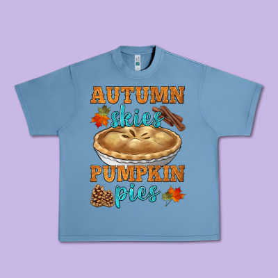 Autumn Skies Pumpkin Pies Urban Heavy Tee Designed By Hra Design Shop