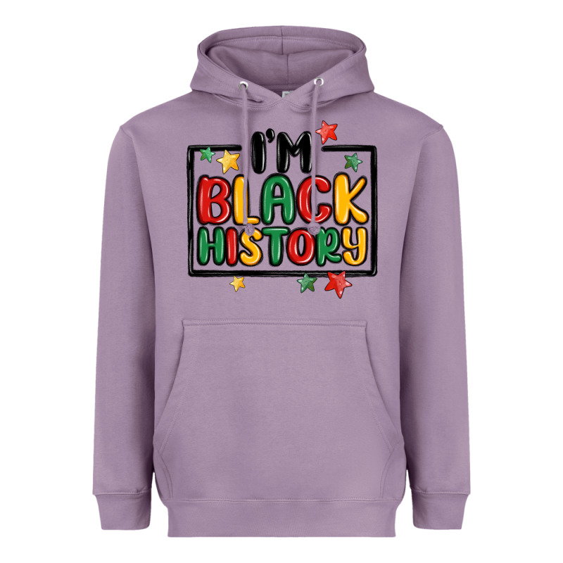 I'm Black History Heavyweight Hoodie by MaliasSmallBusiness | Teevron