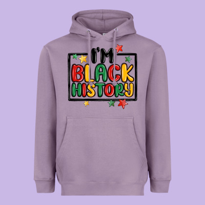 I'm Black History Heavyweight Hoodie Designed By Maliassmallbusiness