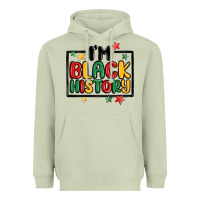 Matcha i'm black history Heavyweight Hoodie - MaliasSmallBusiness