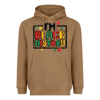 Toasted Coconut i'm black history Heavyweight Hoodie - MaliasSmallBusiness