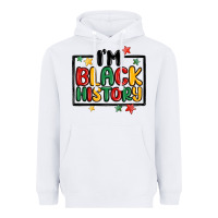 White i'm black history Heavyweight Hoodie - MaliasSmallBusiness