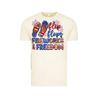 Vintage Arctic flip flops fireworks and freedom Vintage Tee - Zillion Design Studio
