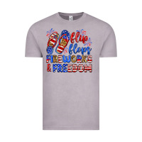 Vintage Zinc flip flops fireworks and freedom Vintage Tee - Zillion Design Studio