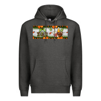 Charcoal Heather football dad Premium Hoodie - BundleAndBundleShop