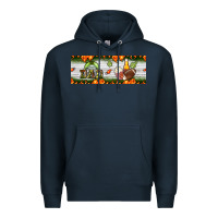 Navy football dad Premium Hoodie - BundleAndBundleShop