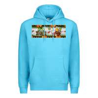 Ocean Blue football dad Premium Hoodie - BundleAndBundleShop