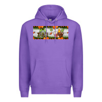Purple football dad Premium Hoodie - BundleAndBundleShop